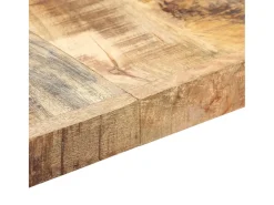Mesa de comedor de madera maciza de mango 180x90x76 cm