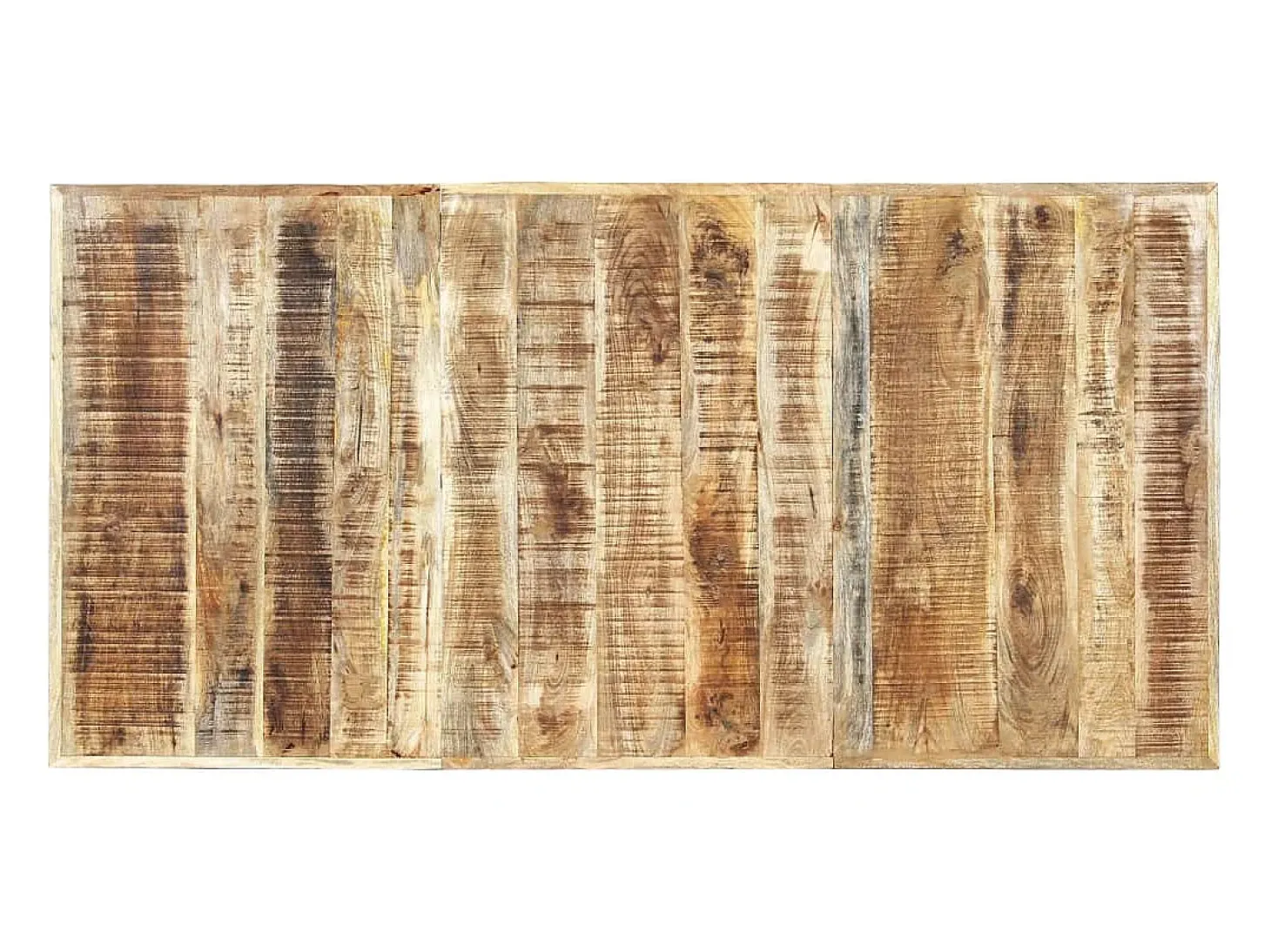 Mesa de comedor de madera maciza de mango 180x90x76 cm