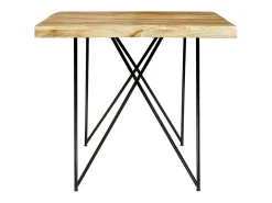 Mesa de comedor de madera maciza de mango 180x90x76 cm