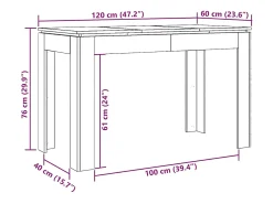 Mesa de comedor de madera contrachapada madera vieja
