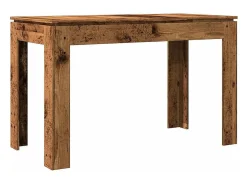 Mesa de comedor de madera contrachapada madera vieja