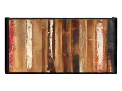 Mesa de comedor de madera maciza reciclada 180x90x76 cm