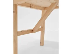 Mesa de comedor de madera maciza de abeto rectangular Decowood en tono natural de 200x75cm - SIEP - DECOWOOD