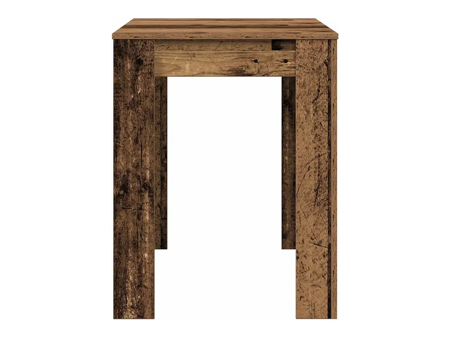 Mesa de comedor de madera contrachapada madera vieja