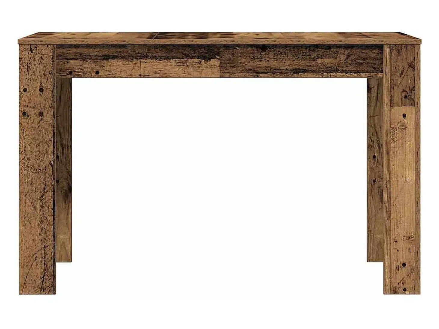 Mesa de comedor de madera contrachapada madera vieja