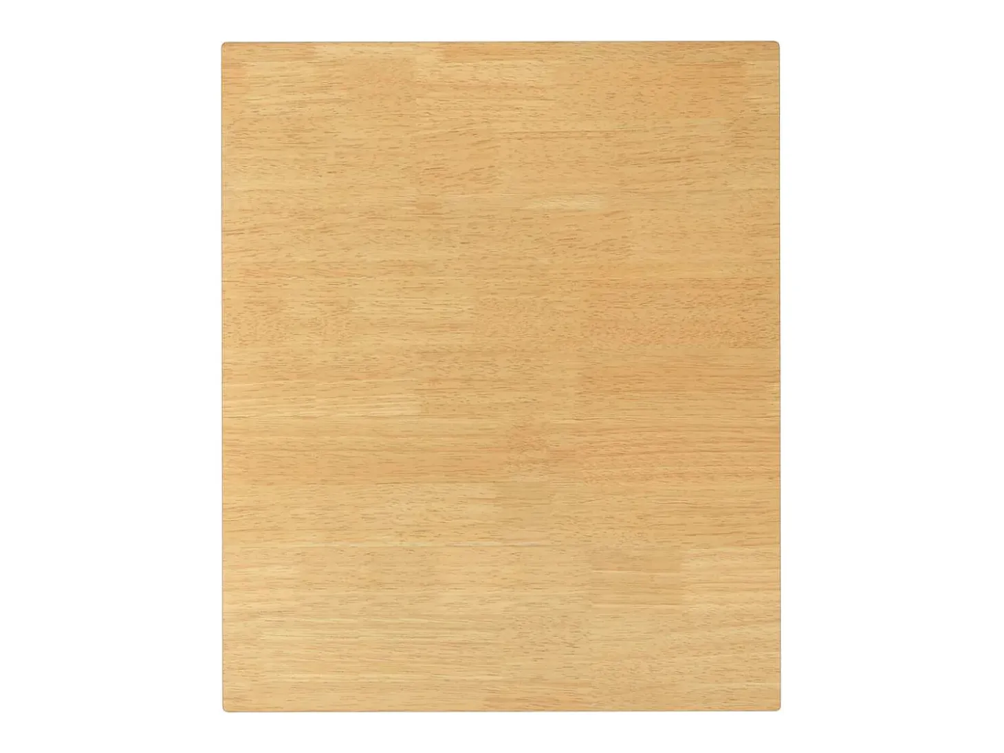 Mesa de comedor de madera maciza natural y caucho