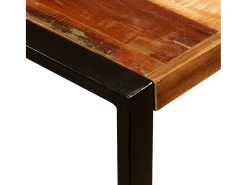 Mesa de comedor de madera maciza reciclada 180 cm