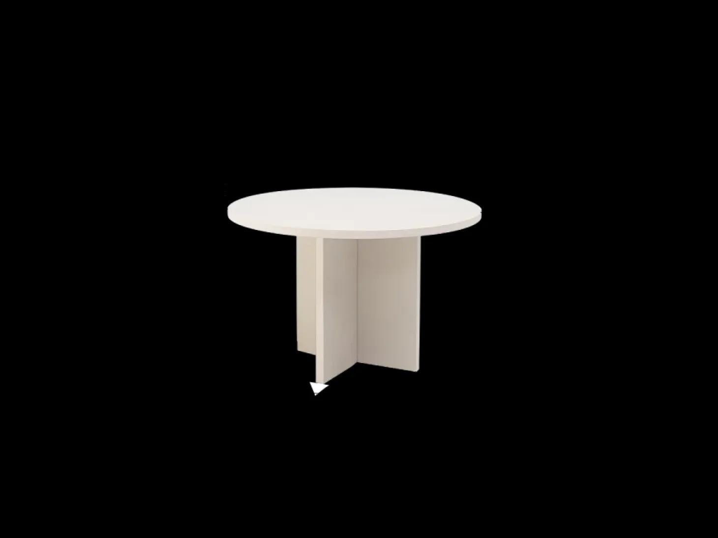 Mesa de comedor de madera maciza de abeto redonda Decowood en tono roble oscuro de Ø110x75cm - TOKYO - DECOWOOD
