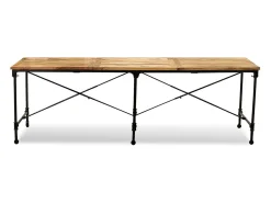 Mesa de comedor de madera maciza de mango 240 cm