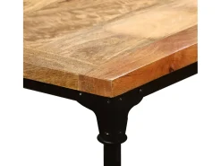 Mesa de comedor de madera maciza de mango 240 cm