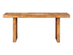 Mesa de comedor de madera maciza de acacia 180x90x75 cm