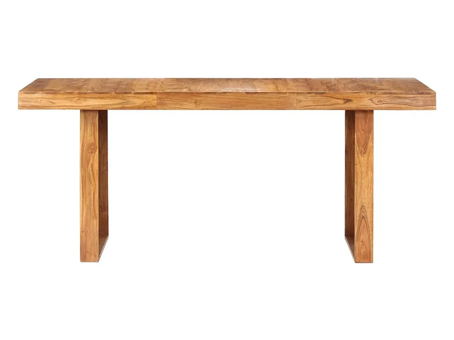 Mesa de comedor de madera maciza de acacia 180x90x75 cm