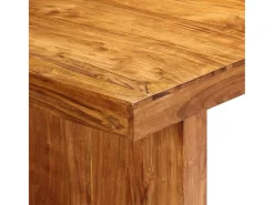 Mesa de comedor de madera maciza de acacia 180x90x75 cm