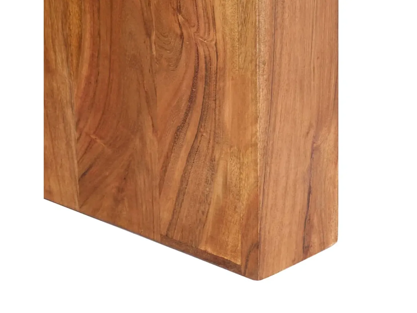 Mesa de comedor de madera maciza de acacia 180x90x75 cm
