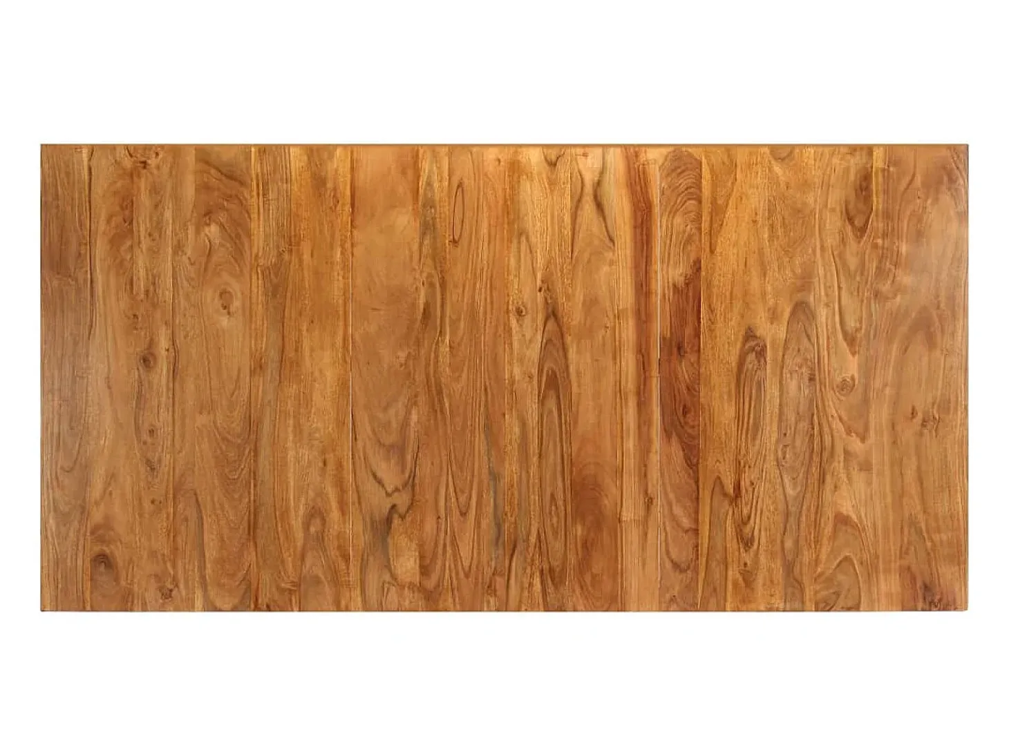Mesa de comedor de madera maciza de acacia 180x90x75 cm