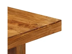 Mesa de comedor de madera maciza de acacia 180x90x75 cm