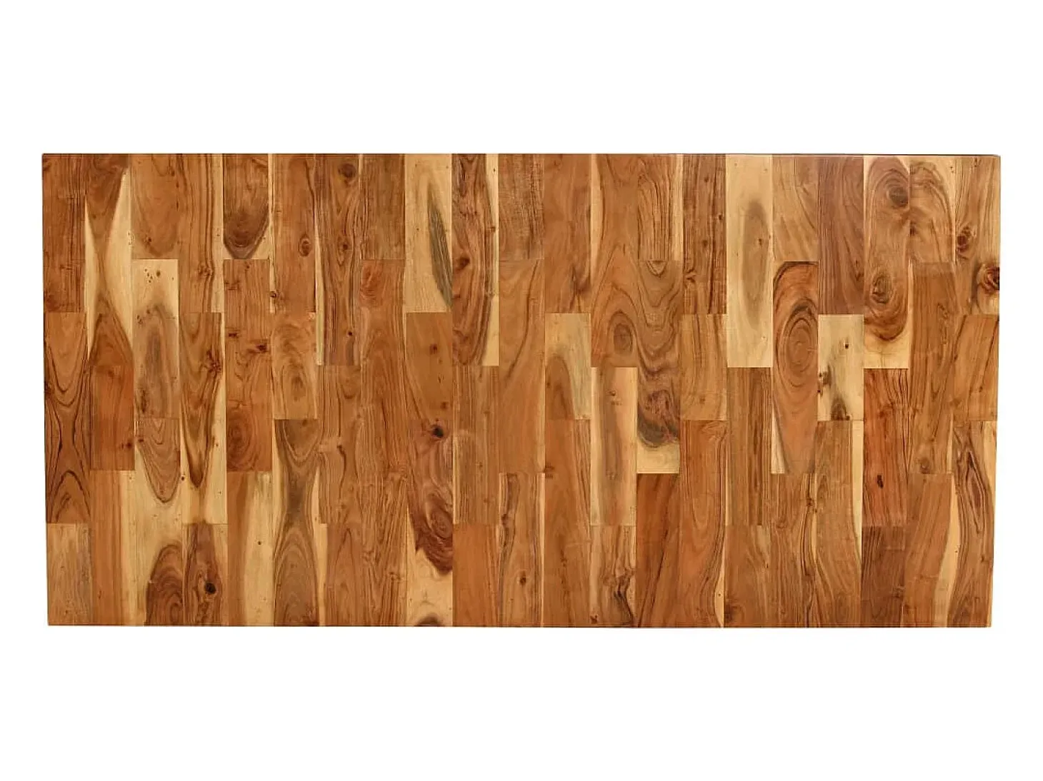 Mesa de comedor de madera maciza de acacia y mango 180x90x76 cm