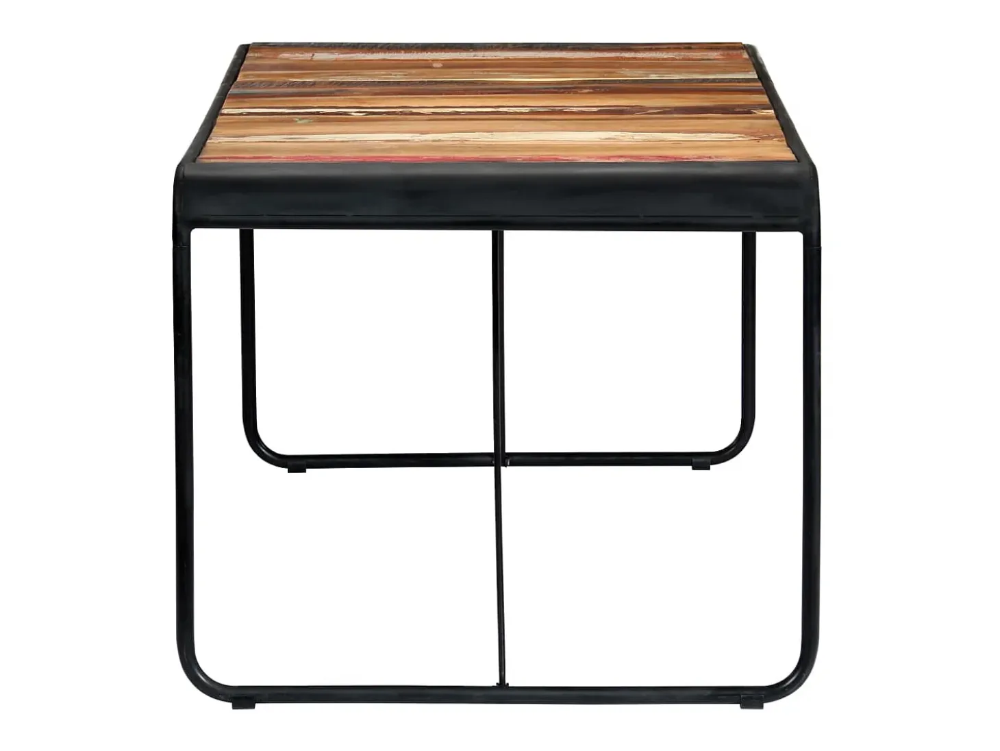 Mesa de comedor de madera maciza reciclada 180x90x76 cm ES232234