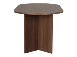 Mesa de comedor de nogal – 180 cm x 75 cm x 89,5 cm – Nogal – MDF con revestimiento de melamina