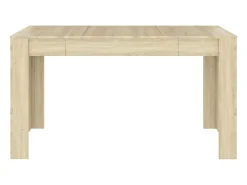 Mesa de comedor de roble Sonoma 140x74,5x76 cm Madera de ingeniería