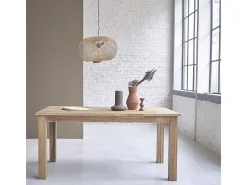 Mesa de comedor de teca para 8 personas