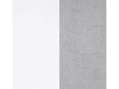 Mesa de comedor Dina Blanco Artik (Blanco Mate) - Gris Cemento