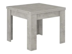 Mesa de comedor diseño moderno extensible en forma de libro 90-180 x 90 cm Jesi Raw