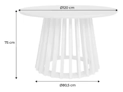Mesa de comedor efecto madera de 4 plazas roble