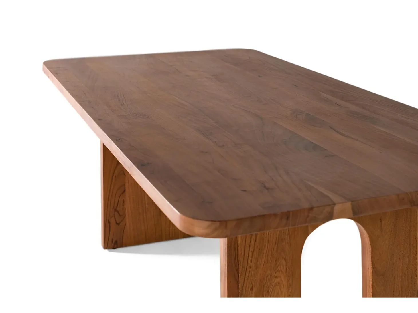 Mesa de comedor en madera de acacia natural 2 metros
