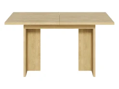 Mesa de comedor extensible 140/180x80 cm para 6 a 8 personas - Natural claro