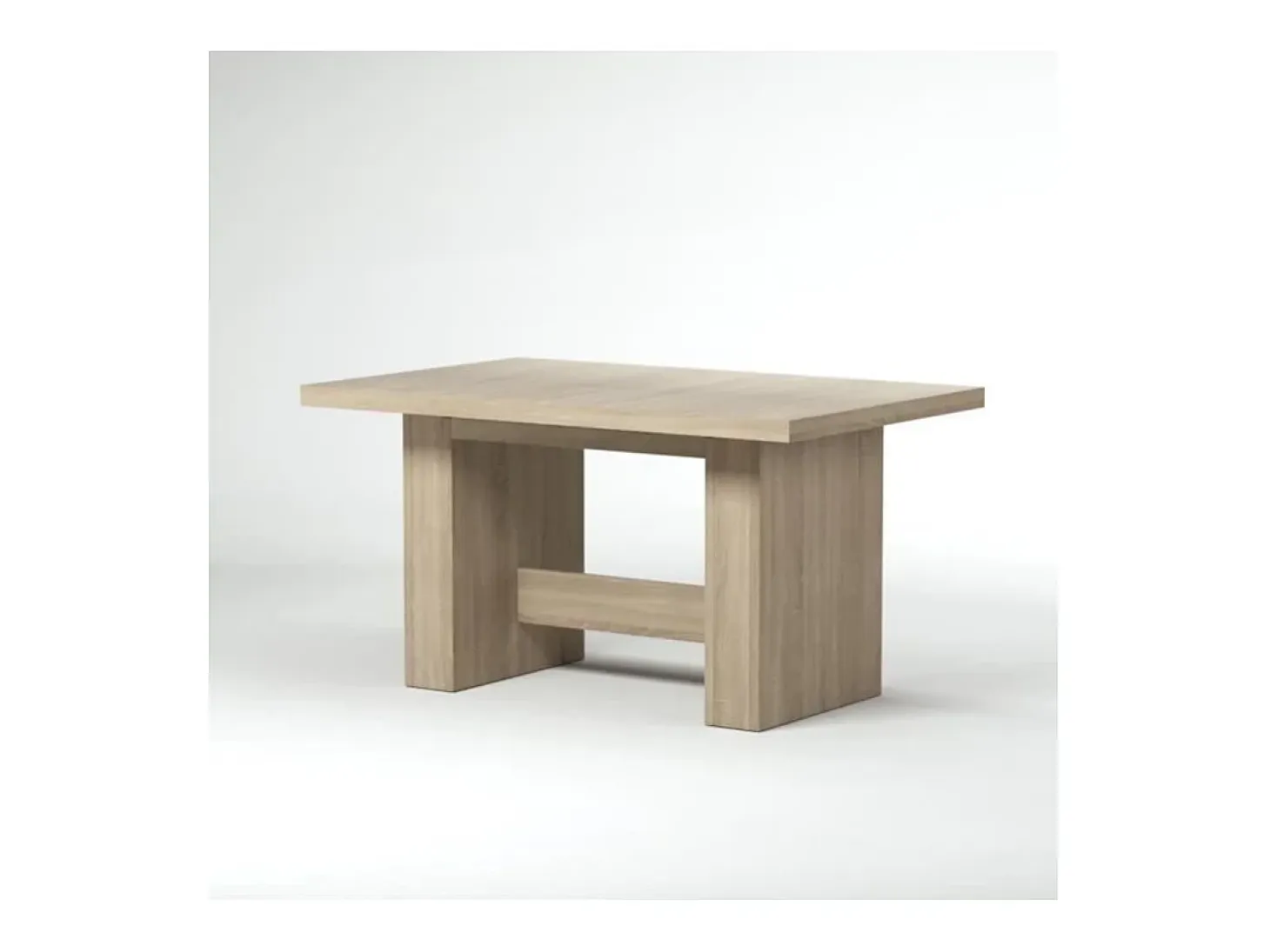 Mesa de comedor extensible contemporánea roble Sonoma - 6 a 12 personas