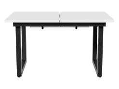 Mesa de comedor extensible multifuncional de acero - estilo industrial - Blanco