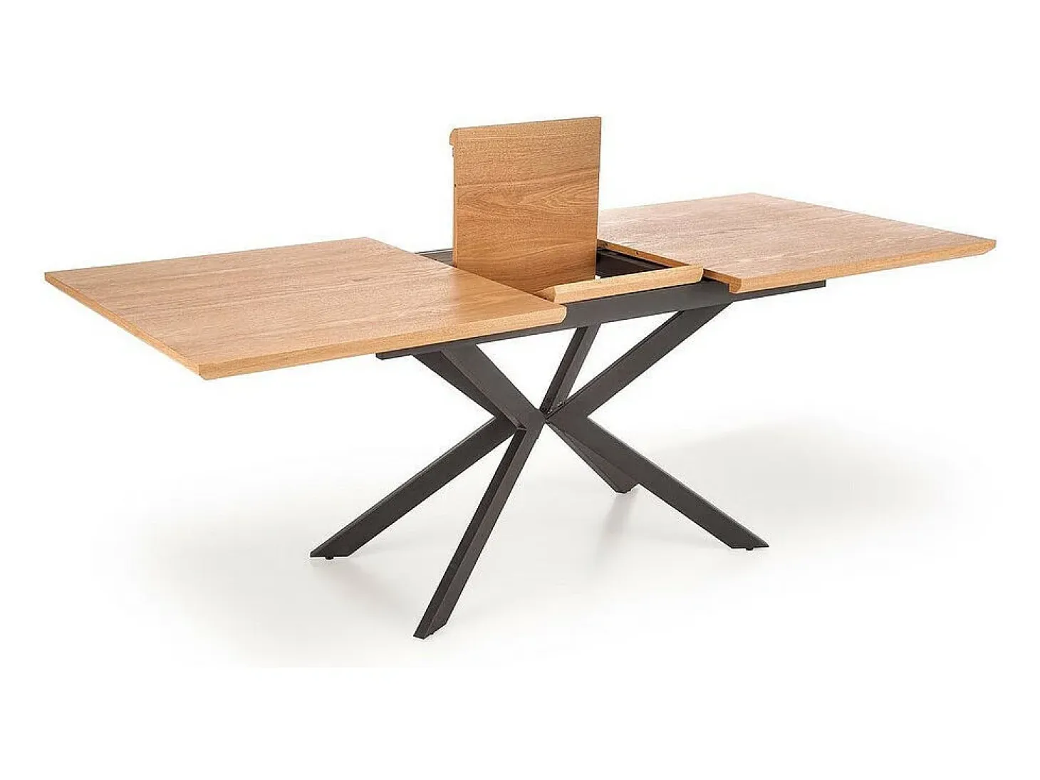 Mesa de comedor extensible EXTEND con pata central metálica