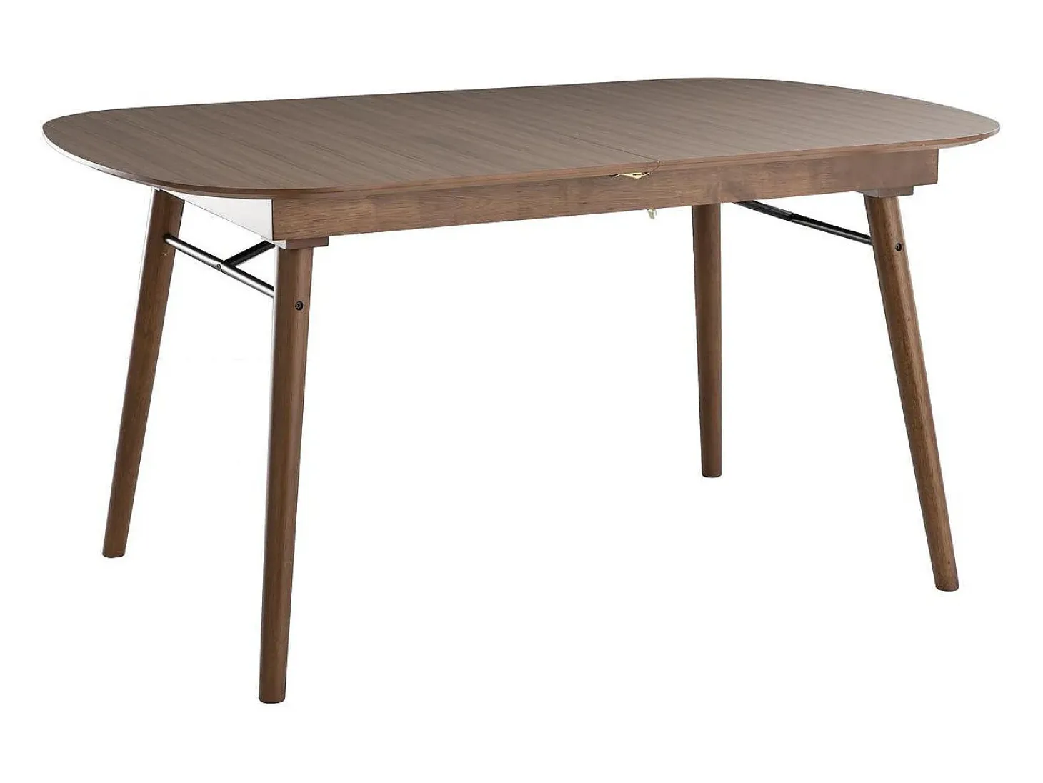Mesa de comedor extensible nogal L150-180 cm SHELDON