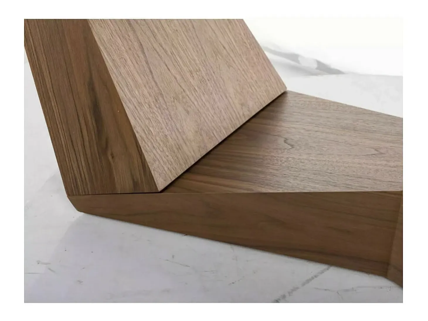 Mesa de comedor extensible con tablero de cerámica imitación mármol blanco Stunt