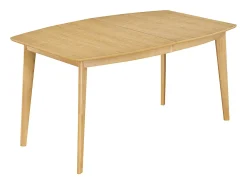 Mesa de comedor extensible nórdica en madera clara L150-200 LEENA
