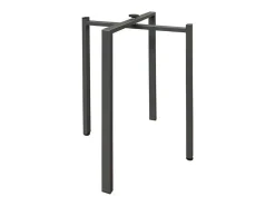 Mesa de comedor extensible tiroz evolución-Gris cemento-4 pies-180 à 440cm