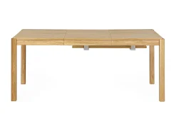 Mesa de comedor extensible acabado roble L125-238 cm AGALI