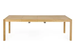 Mesa de comedor extensible acabado roble L125-238 cm AGALI