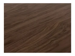 Mesa de comedor extensible de madera Naxo.-Color Marrón-Soporte 2 pies-Alargaderas -Ancho extensible