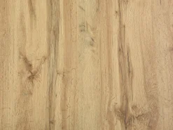 Mesa de comedor extensible para 6 a 12 personas en MDF - Natural Claro - CLOEVA