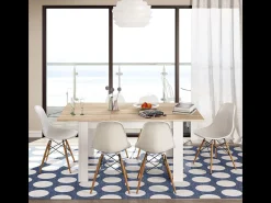 Mesa de comedor extensible Practico