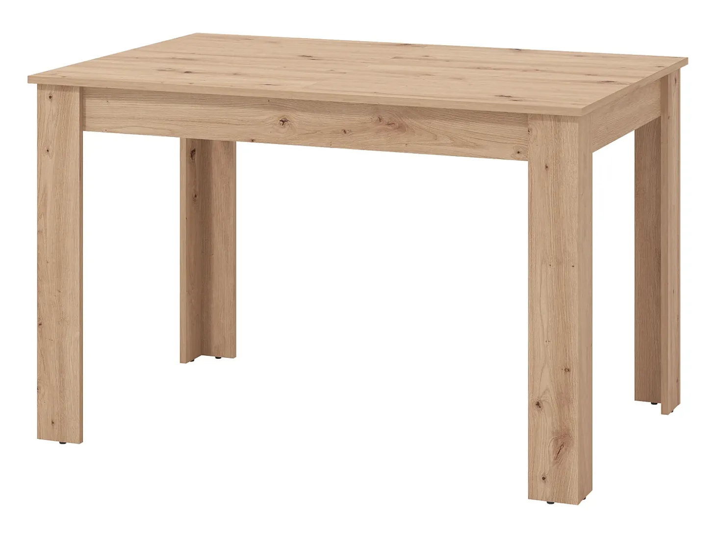 Mesa de comedor extensible para 4 a 6 personas - Natural claro - VENOLA