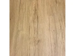 Mesa de comedor extensible de madera Ribo-Color Natural-Soporte 4 pies-5 alargaderas finas-Ancho extensible