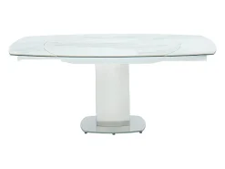Mesa de comedor extensible. Cerámica y acero. TALICIA
