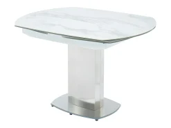 Mesa de comedor extensible. Cerámica y acero. TALICIA
