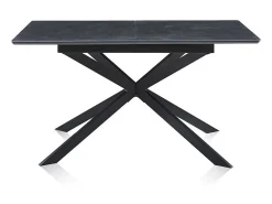 Mesa de comedor extensible Onix Negro