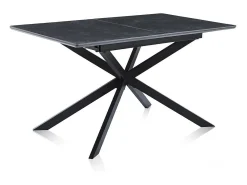 Mesa de comedor extensible Onix Negro