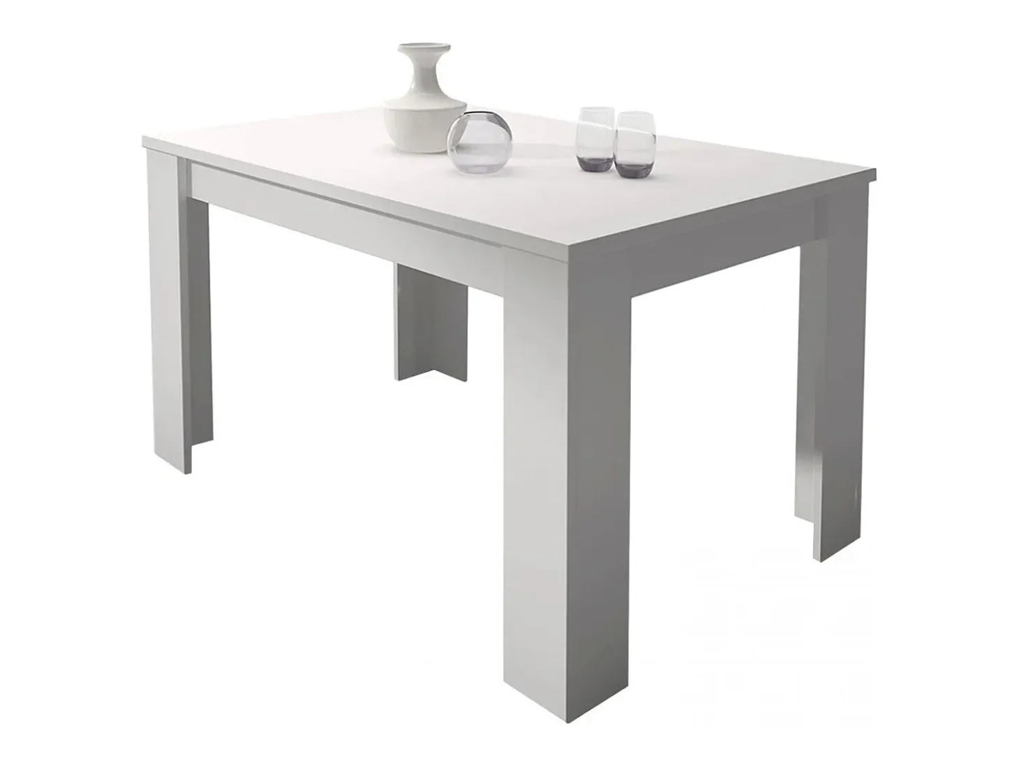 Mesa de comedor extensible Corfu Blanco