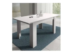 Mesa de comedor extensible Corfu Blanco